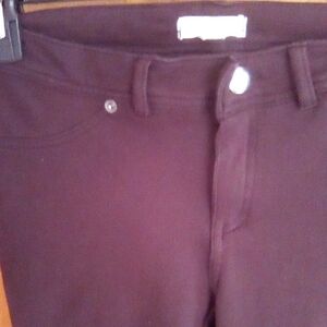 Chic Women's Straight Leg Jeans - Rich Brown